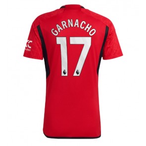 Manchester United Alejandro Garnacho #17 Hjemmebanetrøje 2023-24 Kort ærmer